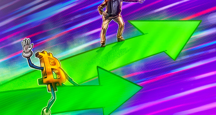 比特币布林线与一月份上涨40%的走势相呼应插图 比特币布林线与一月份上涨40%的走势相呼应