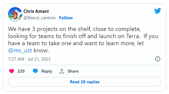 Terra CEO表示任何微小进展都会因指控而脱轨插图 Terra CEO表示任何微小进展都会因指控而脱轨