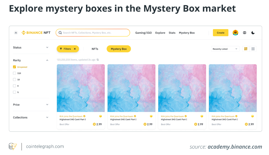 什么是NFT神秘盒子，它们如何运作？