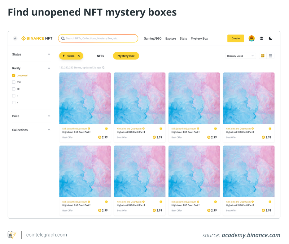 什么是NFT神秘盒子，它们如何运作？
