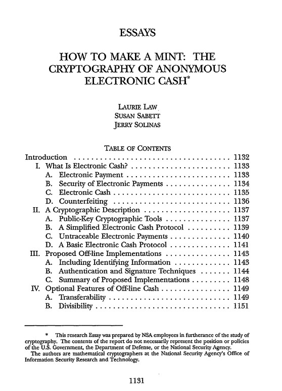 比特币是美国国家安全局创造的吗?插图 比特币是美国国家安全局创造的吗?