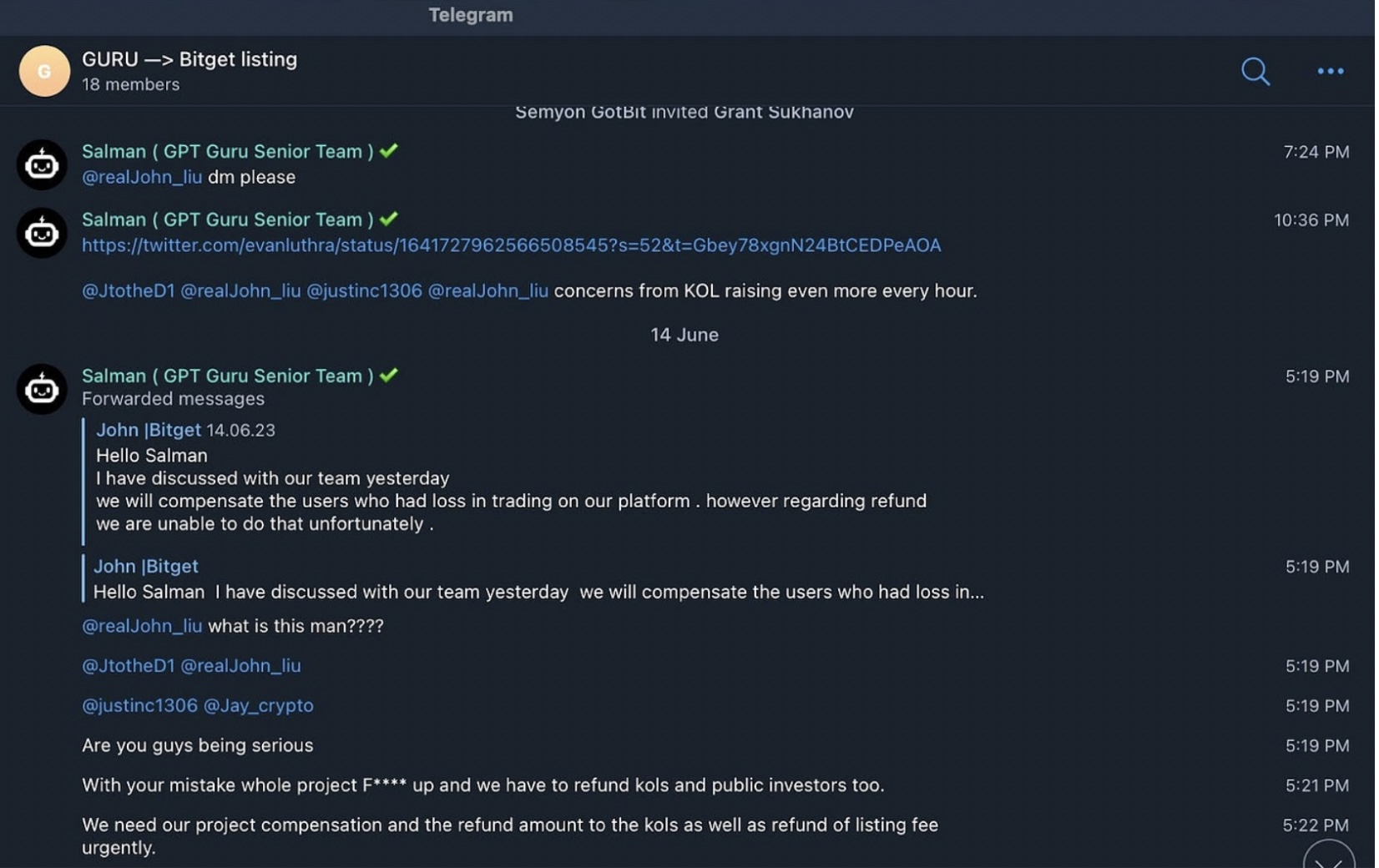 为什么Bitget没收了我超过20万美元的资金?插图1 为什么Bitget没收了我超过20万美元的资金?