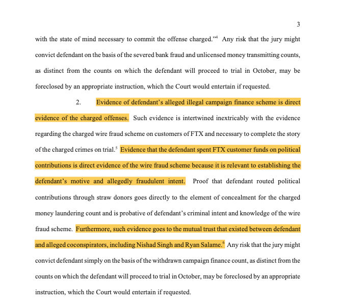 SBF的政治捐款可能会在审判中浮出水面插图 SBF的政治捐款可能会在审判中浮出水面