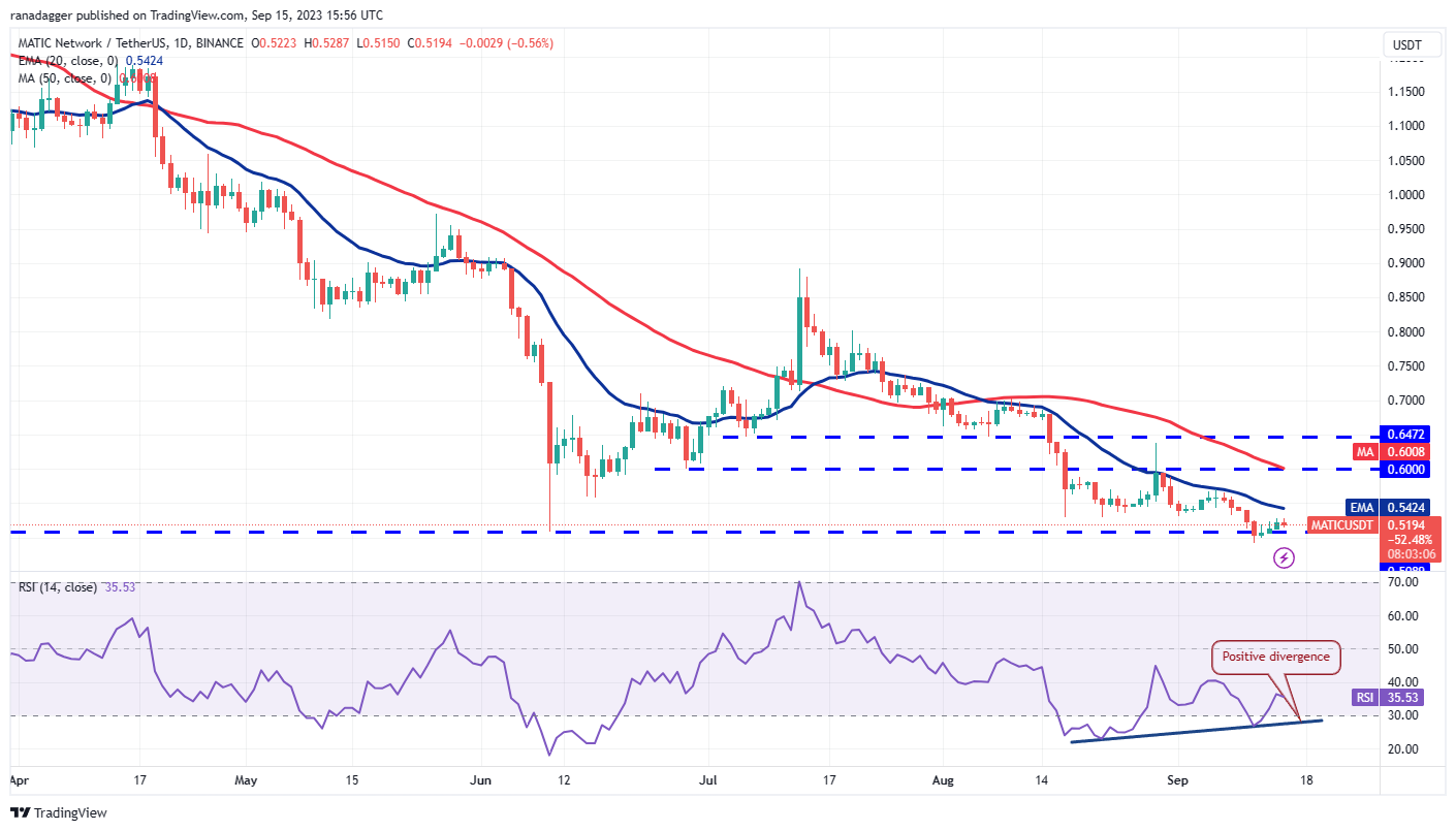 数字货币价格分析9/15:BTC、ETH、BNB、XRP、ADA、DOGE、SOL、TON、DOT、MATIC插图10 数字货币价格分析9/15:BTC、ETH、BNB、XRP、ADA、DOGE、SOL、TON、DOT、MATIC