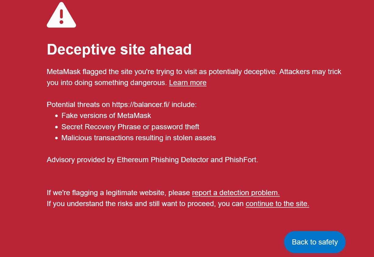 DeFi协议Balancer前端受到攻击,价值23.8万美元的加密货币被盗插图 DeFi协议Balancer前端受到攻击,价值23.8万美元的加密货币被盗