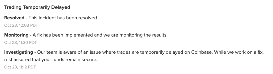 Coinbase平息了比特币每周提款限制的谣言插图 Coinbase平息了比特币每周提款限制的谣言
