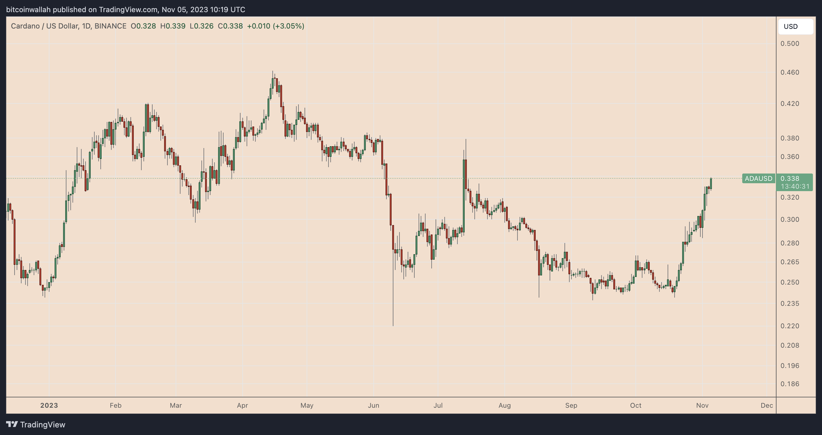 11月6日:为什么今天卡尔达诺价格上涨?插图 11月6日:为什么今天卡尔达诺价格上涨?