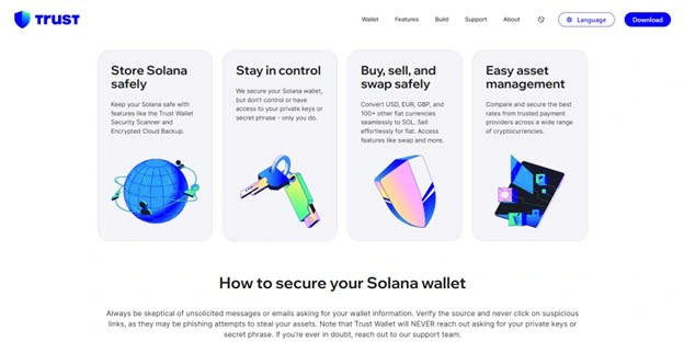 7个最佳Solana(SOL)钱包:完整比较插图4 7个最佳Solana(SOL)钱包:完整比较