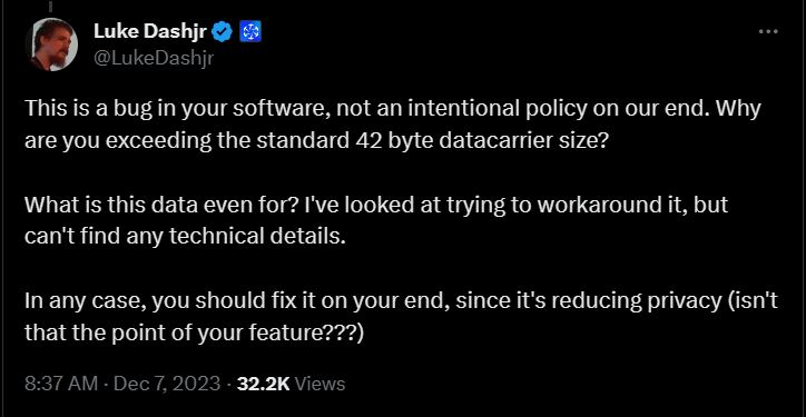 Ocean矿池驳斥审查某些比特币交易的说法插图 Ocean矿池驳斥审查某些比特币交易的说法