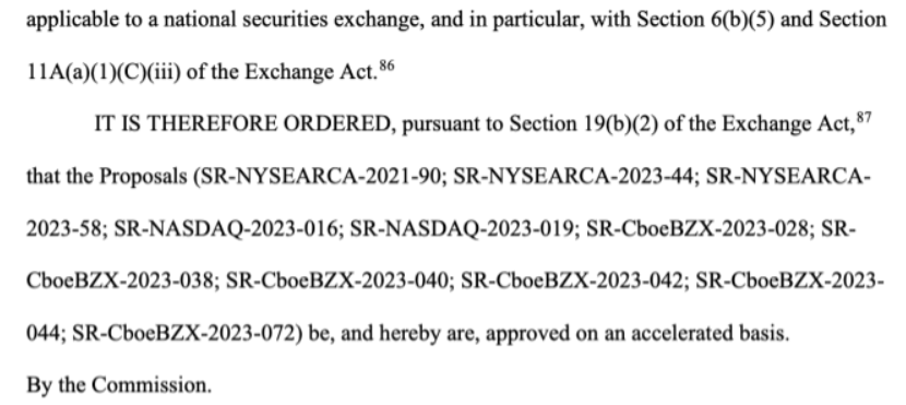 现货比特币ETF将在美国市场交易,这是历史性的里程碑插图 现货比特币ETF将在美国市场交易,这是历史性的里程碑
