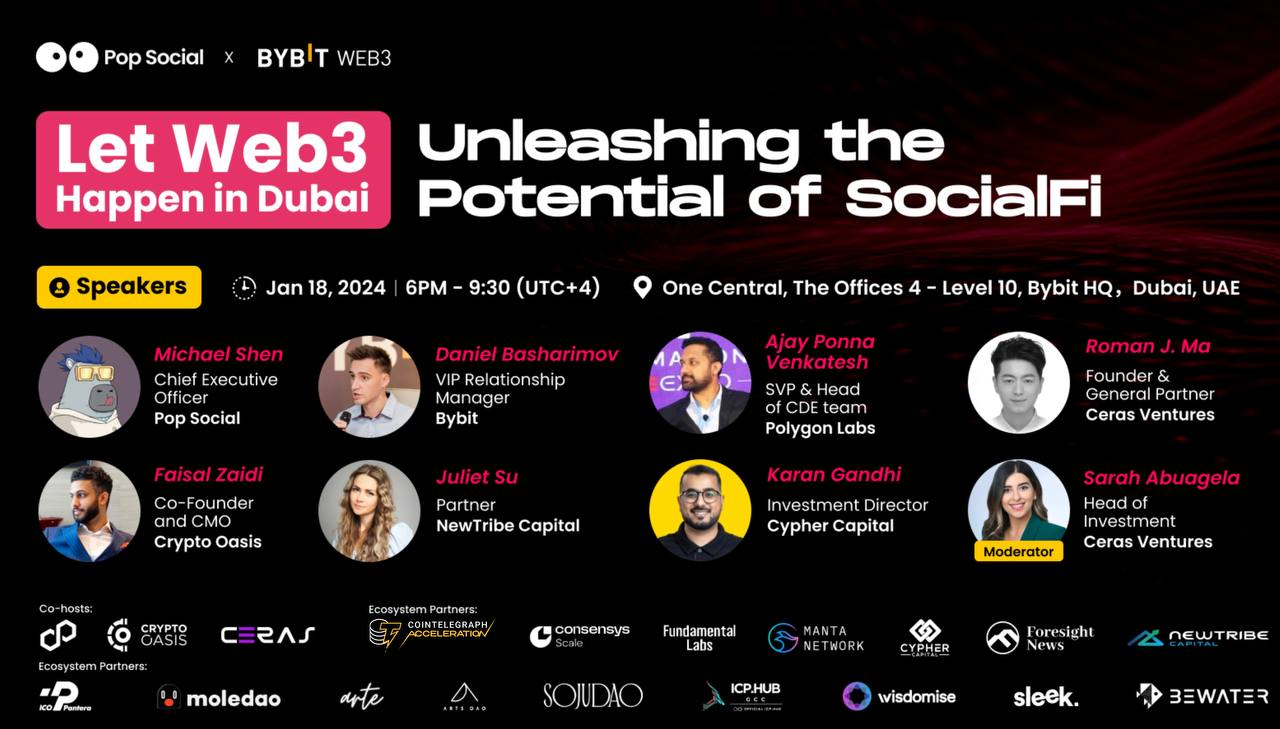 迪拜SocialFi峰会旨在探索Web3社交媒体的未来插图 迪拜SocialFi峰会旨在探索Web3社交媒体的未来