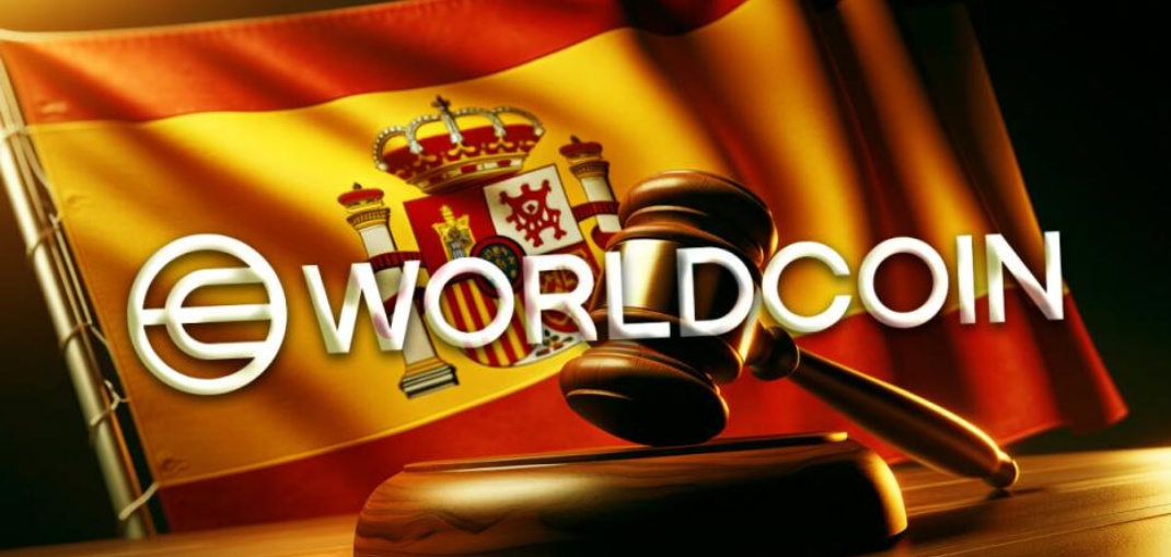 Worldcoin在西班牙被禁止数据收集三个月,世界币WLD价格下跌10%插图 Worldcoin在西班牙被禁止数据收集三个月,世界币WLD价格下跌10%