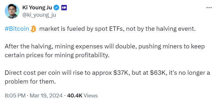 随着比特币价格跌破6.2万美元,比特币减半前的回调加大插图1 随着比特币价格跌破6.2万美元,比特币减半前的回调加大