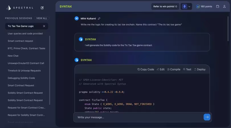 Spectral Labs的人工智能机器人可以帮助非编码人员编写以太坊应用程序