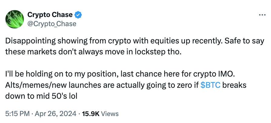 比特币价格很可能进入新一轮下跌