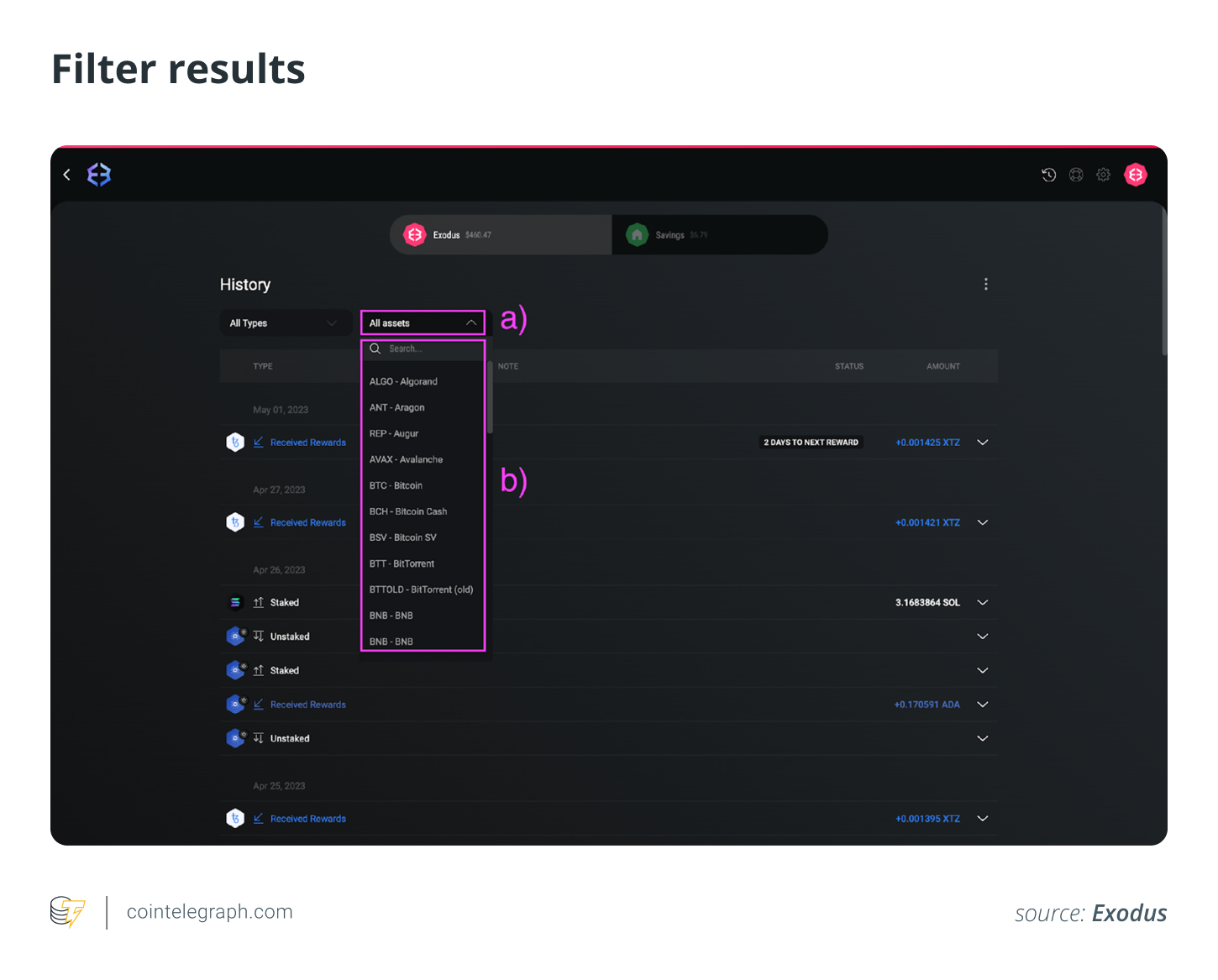 如何以及在哪里查看加密货币交易历史记录?插图7 如何以及在哪里查看加密货币交易历史记录?
