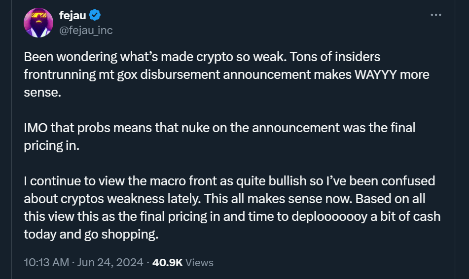 交易员预计比特币价格将跌破60000美元，比特币衍生品转为看跌