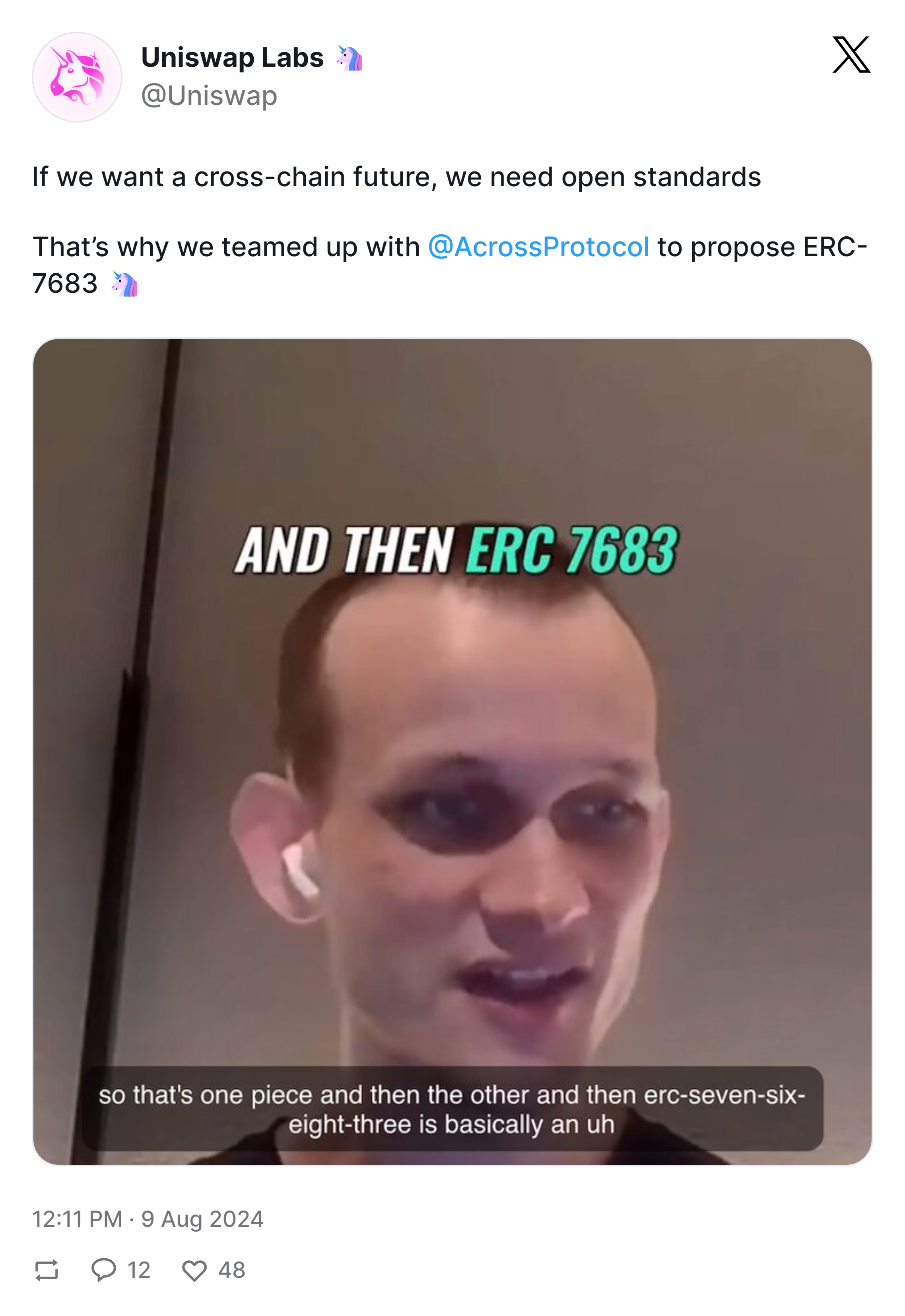 V神支持跨链交易标准ERC-7683提案插图 V神支持跨链交易标准ERC-7683提案