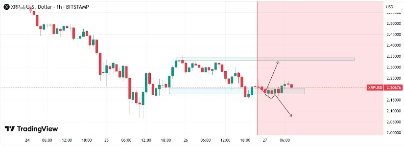 瑞波币XRP的过山车式波动即将暴跌还是准备反弹？
