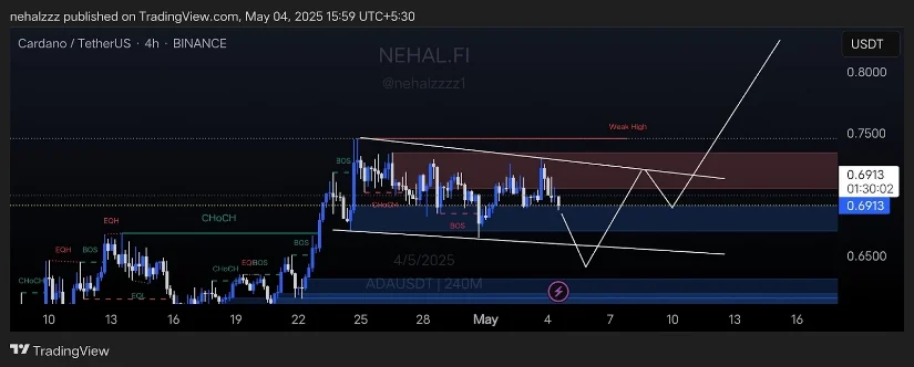 ADA币价格预测：随着鲸鱼活动和NFT的推动，ADA将飙升10%